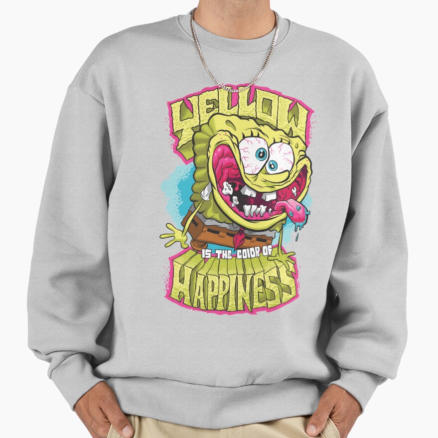 Spongebob Squarepants Yellow Happiness Sweatshirt - Image 5