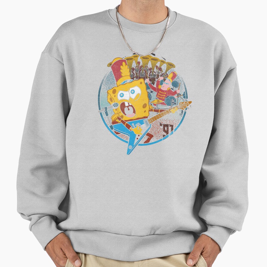 Spongebob Squarepants Super Bowl Band Sweatshirt - Image 4