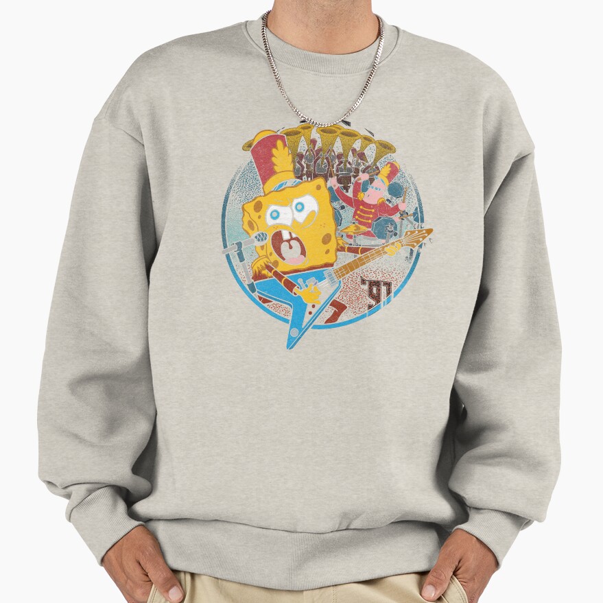 Spongebob Squarepants Super Bowl Band Sweatshirt - Image 3