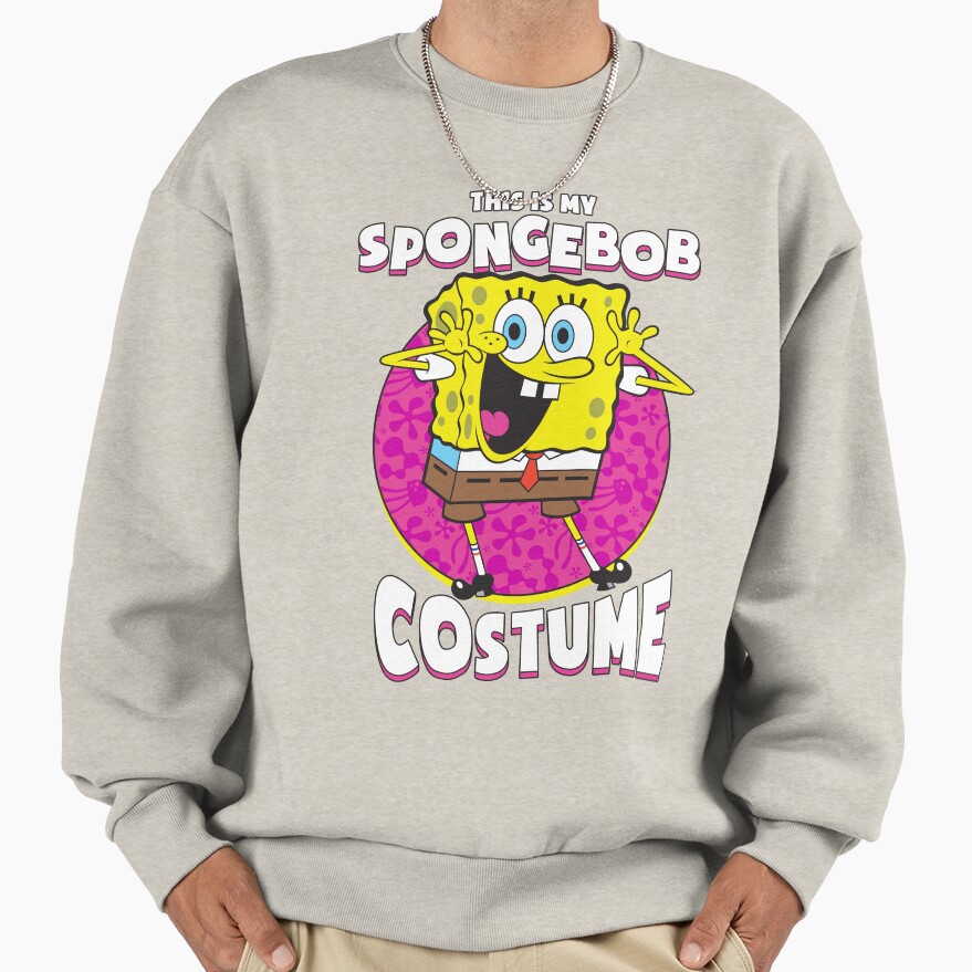 Spongebob Squarepants Halloween This Is My Spongebob Costume Sweatshirt