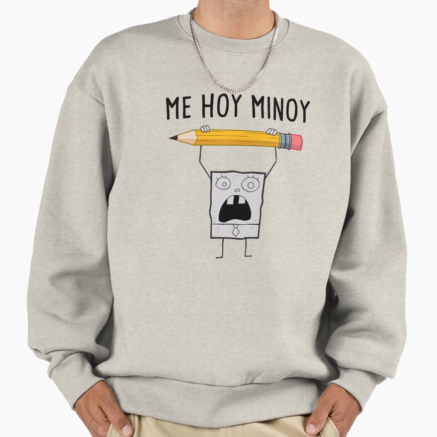 Spongebob Squarepants Doodle Bob Me Hoy Minoy Portrait Sweatshirt - Image 3