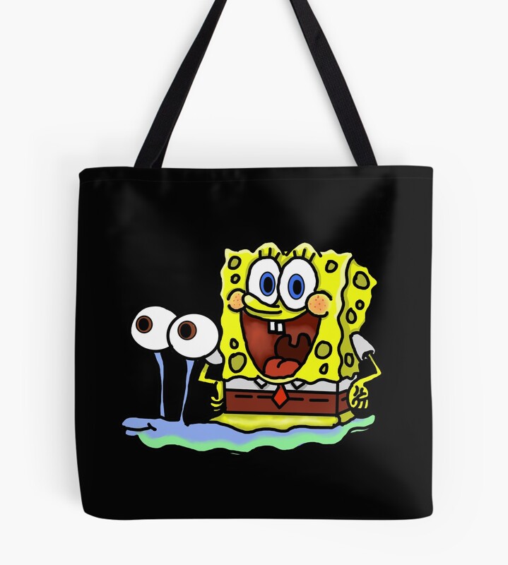 Sponge Bob Psychedelic Tote Bag