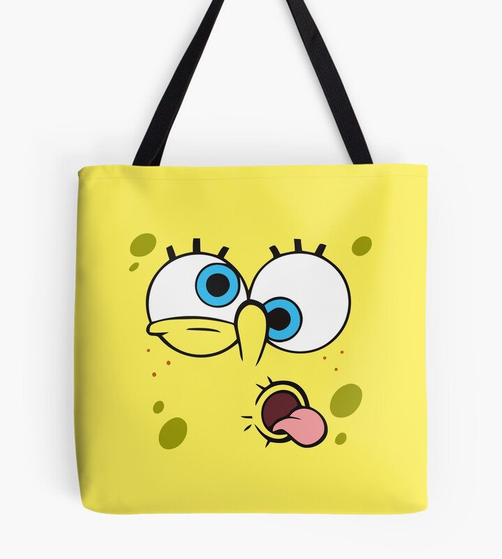 Spongebob Squarepants Silly Face Tote Bag
