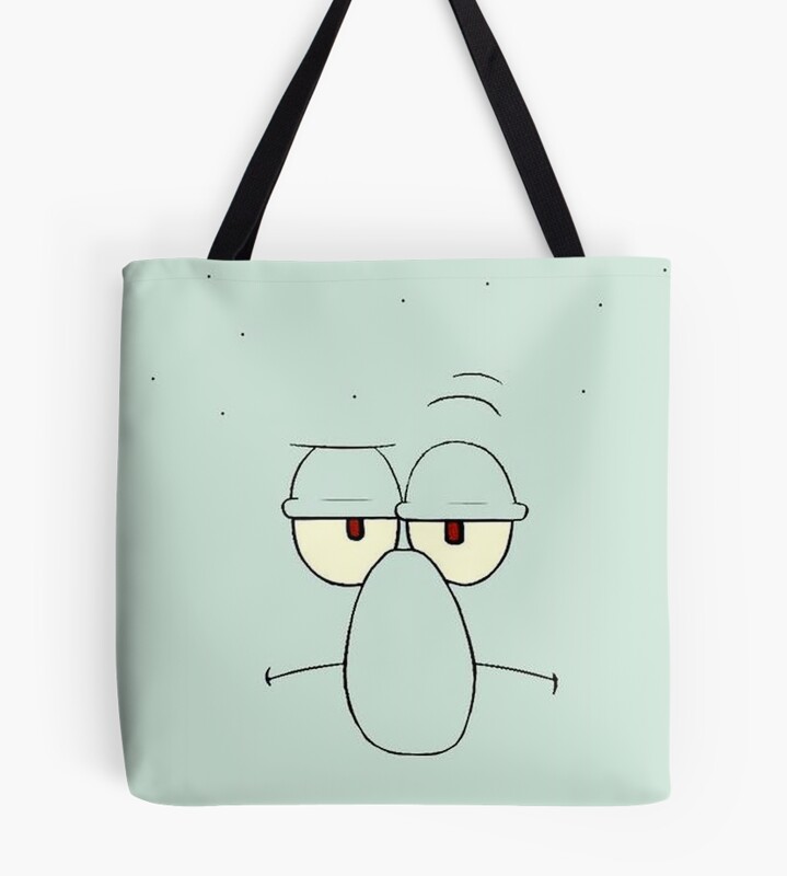 Squidward Tote Bag