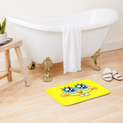 Alternative view of Cute Spongebob Squarepants Face Bath Mat
