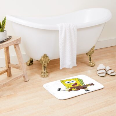 Alternative view of Sponge Playing A Guitar Bath Mat
