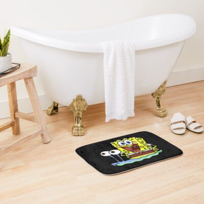 Alternative view of Sponge Bob Psychedelic Bath Mat