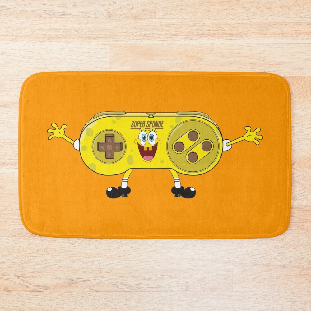 Gamer Sponge Square Bath Mat