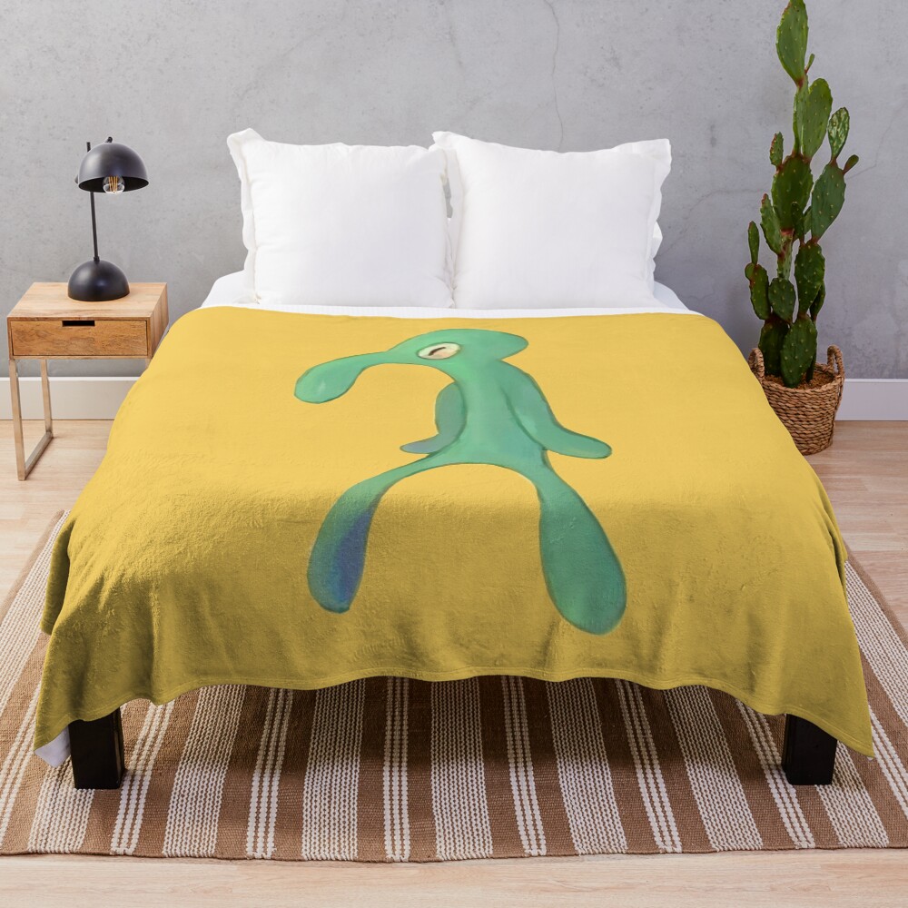 Bold And Brash Pin Button Throw Blanket