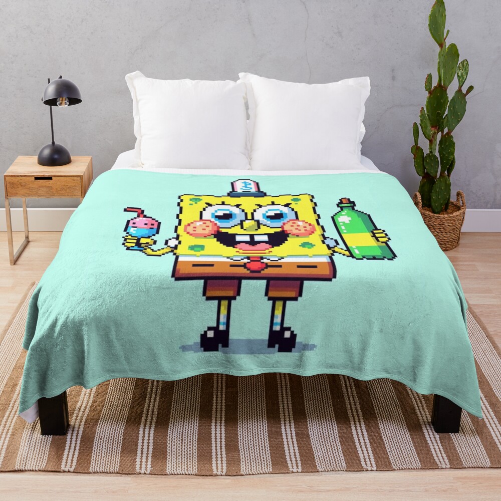 Sponge Bob Throw Blanket