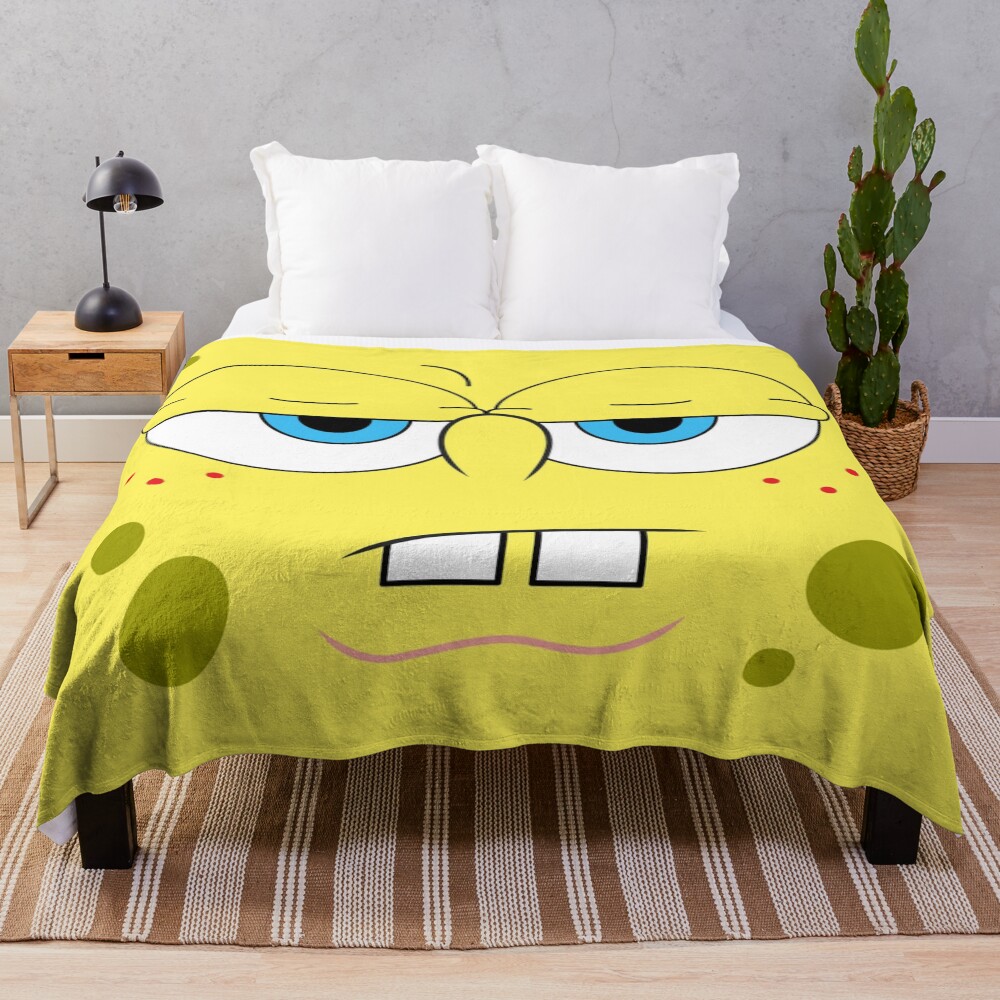 Sponge Face Ultrahd Throw Blanket
