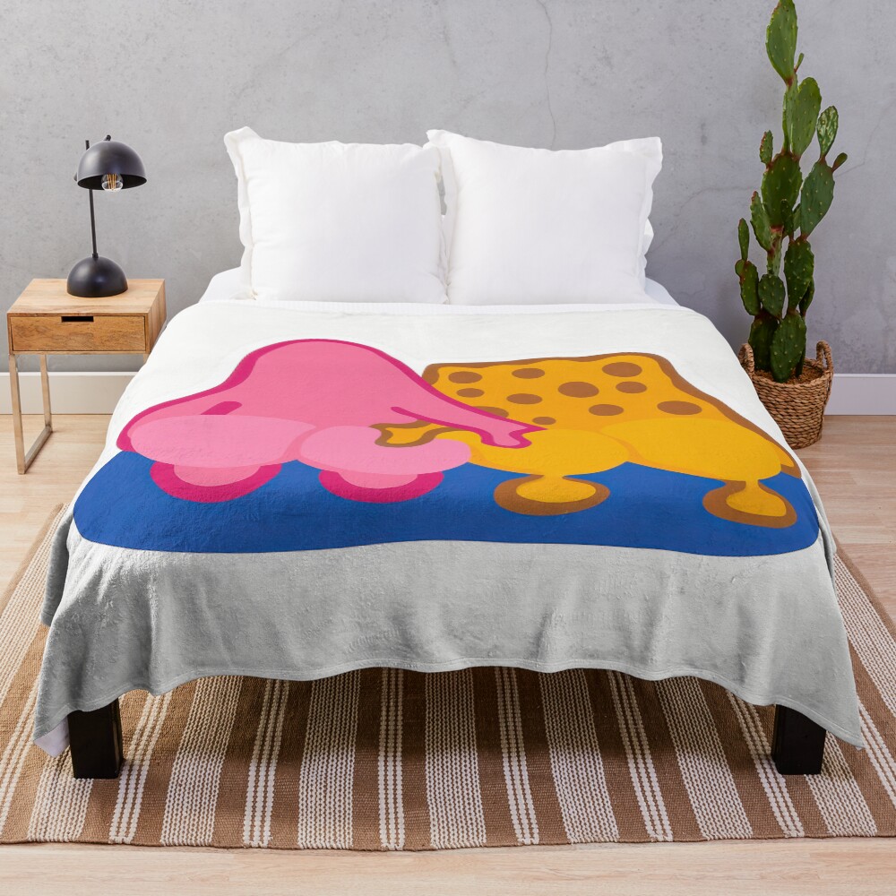 Sponge Bob Bubble But Throw Blanket