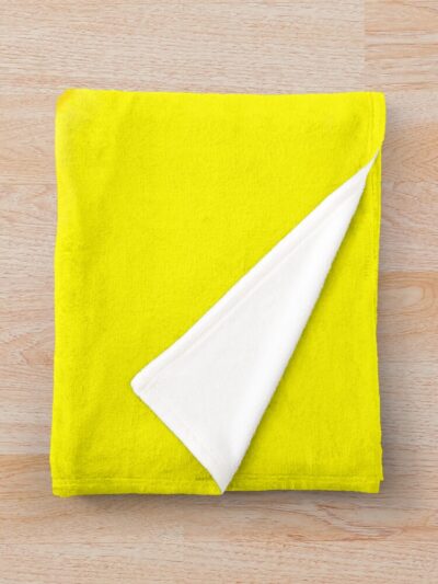 Alternative view of Cute Spongebob Squarepants Face Throw Blanket