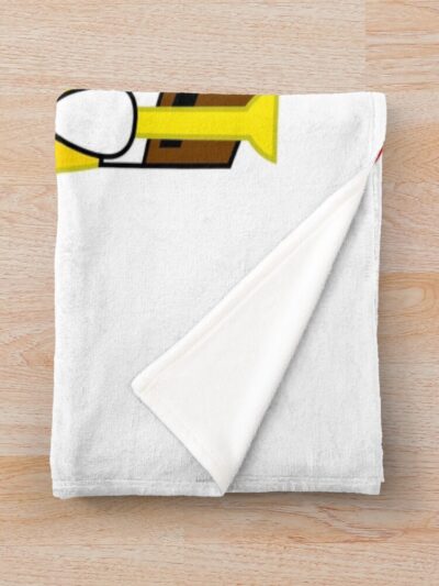 Alternative view of Spongebob You Like Krabby Patties Throw Blanket