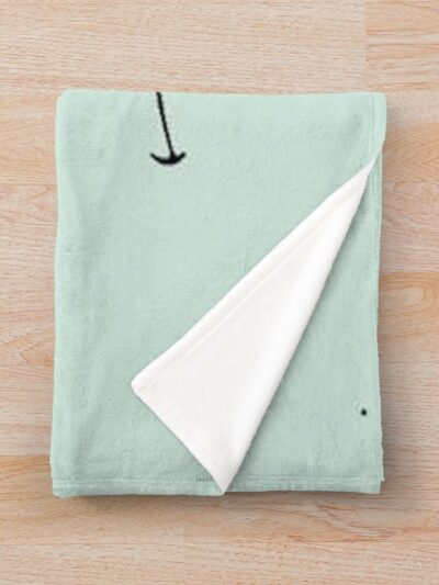 Alternative view of Squidward Throw Blanket