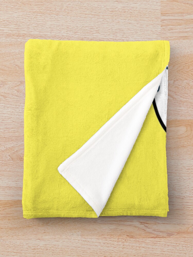 Spongebob Smirk Face Throw Blanket - Image 2