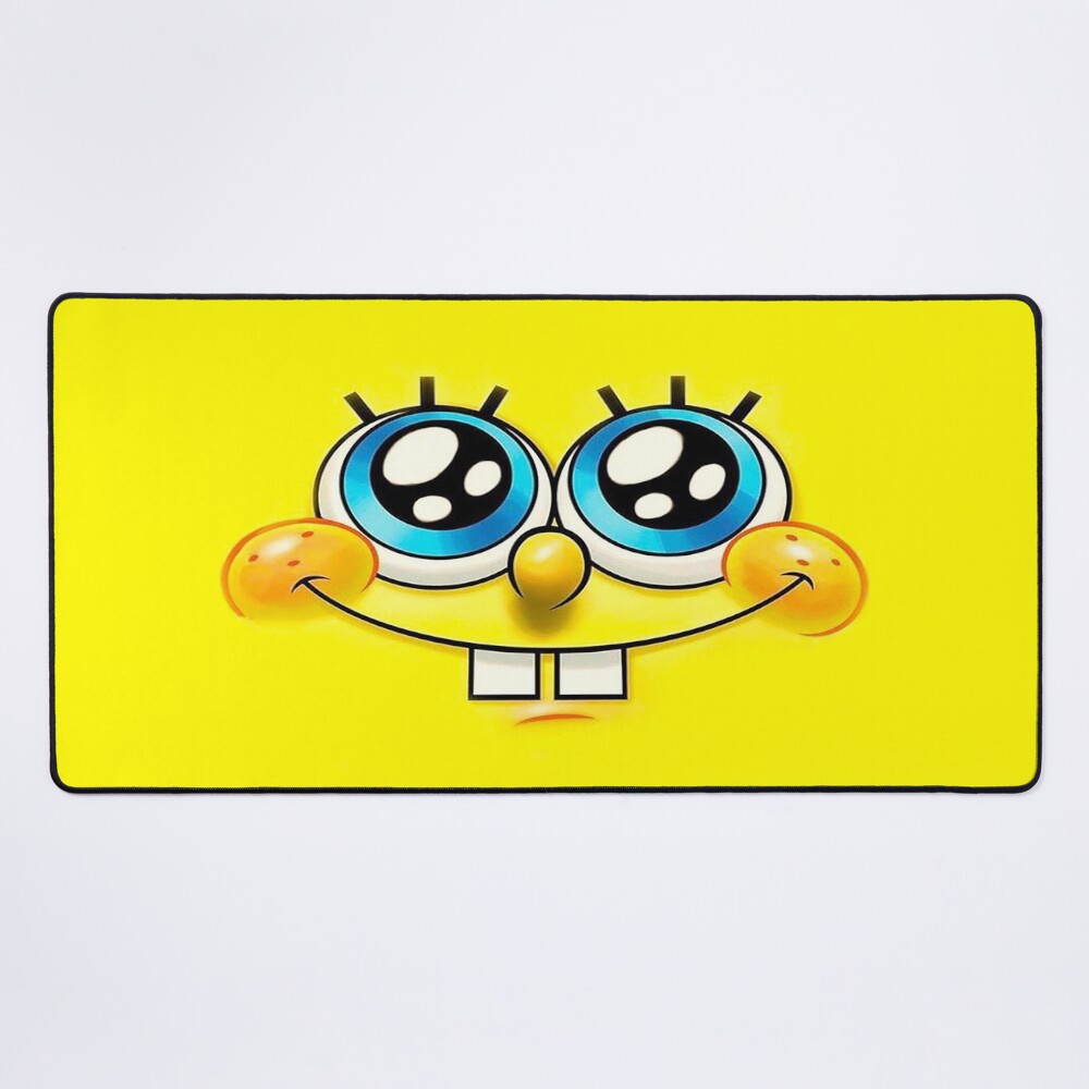 Cute Spongebob Squarepants Face Mouse Pad