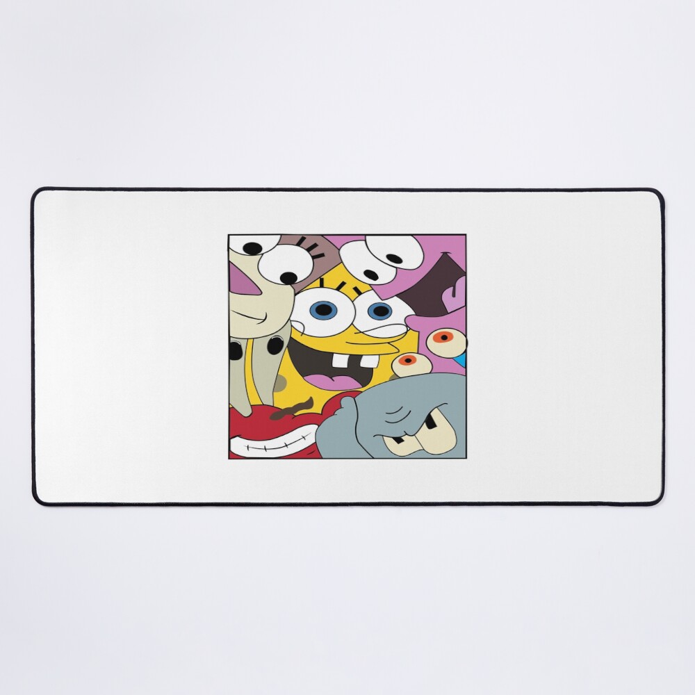 Spongebob Characters Mouse Pad