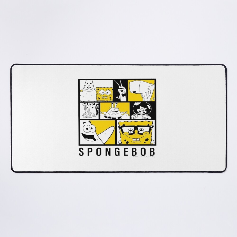 Spongebob Squarepants Comic Panel Style Mouse Pad