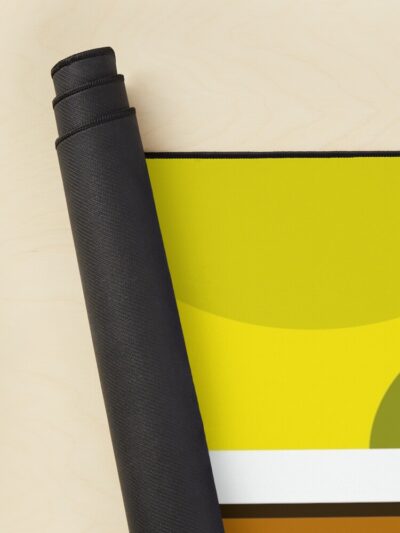 Alternative view of Yellow Sqaure Sticker Design For Yoga Pants Sponge Like Texture Bob The Yellow Sqaure Mouse Pad