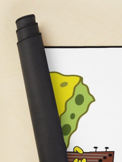Alternative view of Sponge Playing A Guitar Mouse Pad