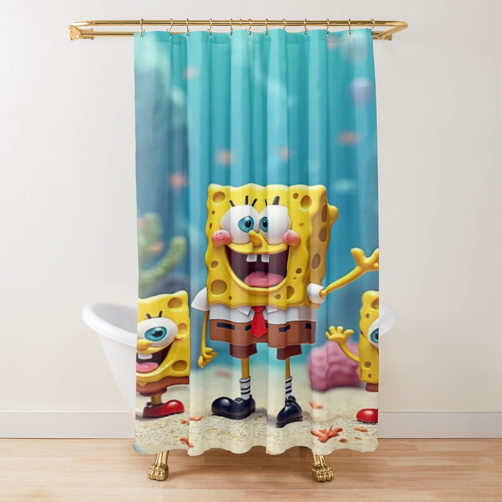 Spongebob Shower Curtain
