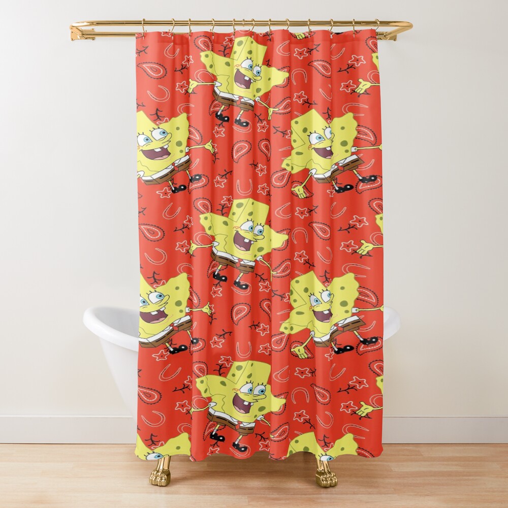Texas Spongebob Texan Spongebob Squarepants Phone Case Shower Curtain