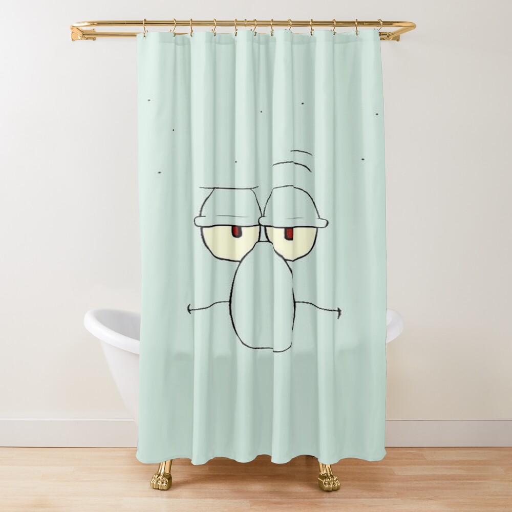 Squidward Shower Curtain