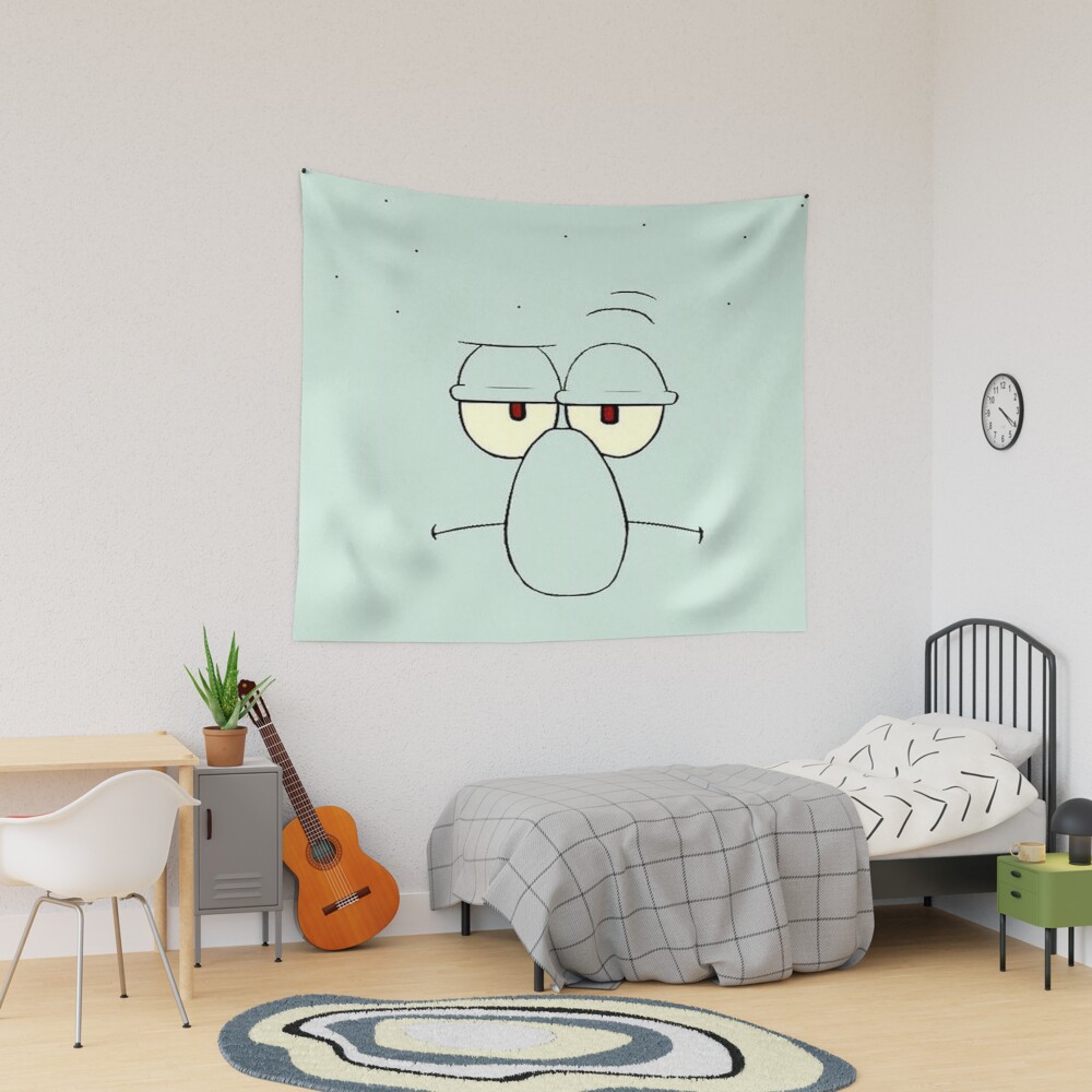 Squidward Tapestry