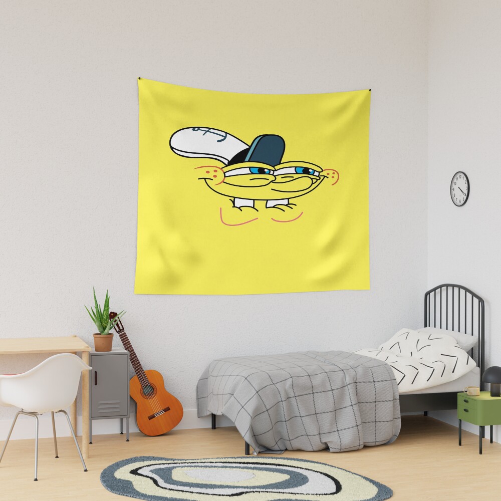 Spongebob Smirk Face Tapestry
