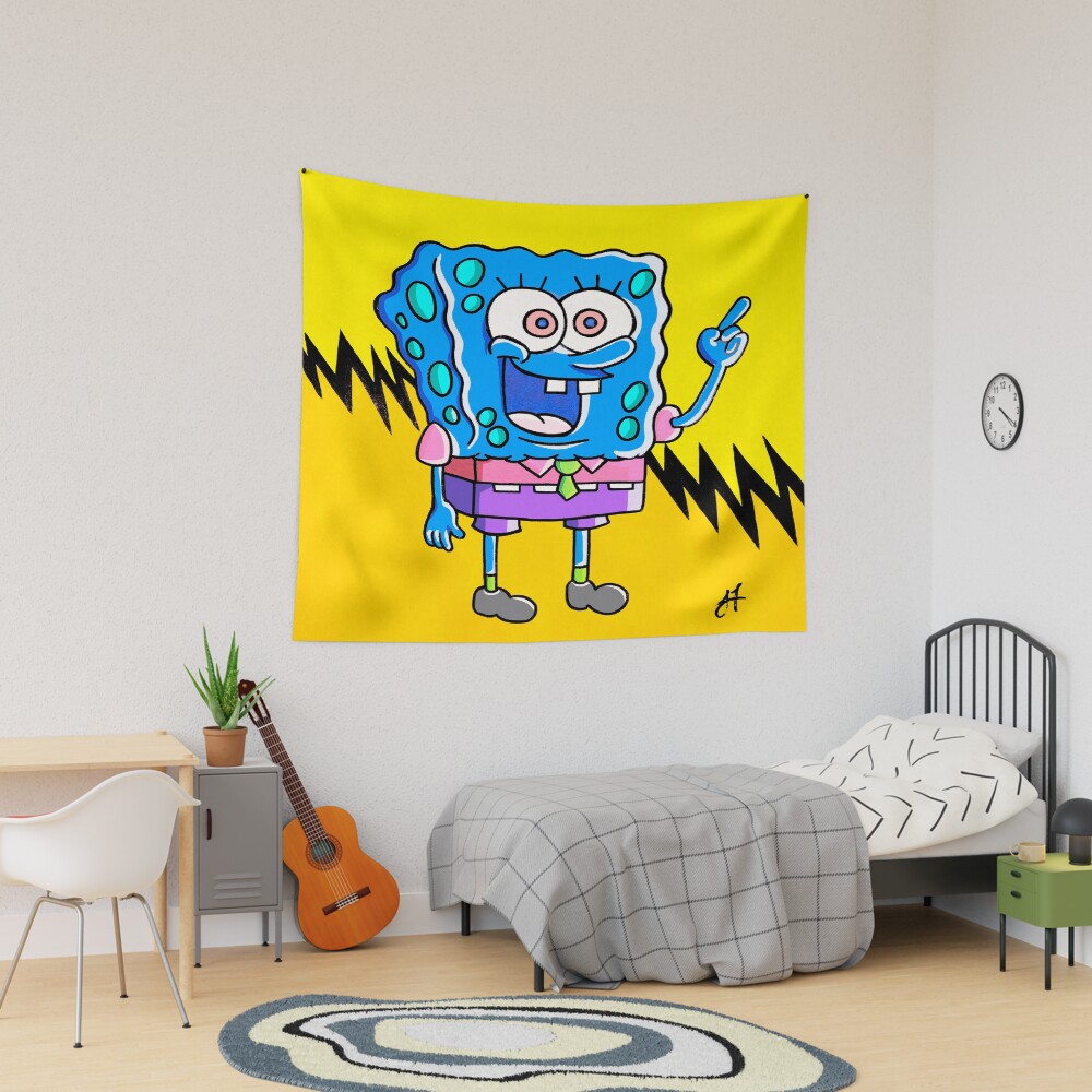Pop Sponge Bob By Art Tapestry
