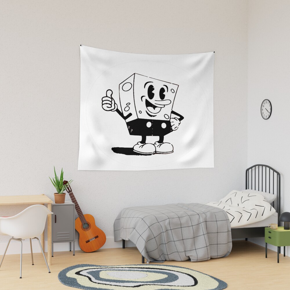 Old Sponge Bob Design Tapestry