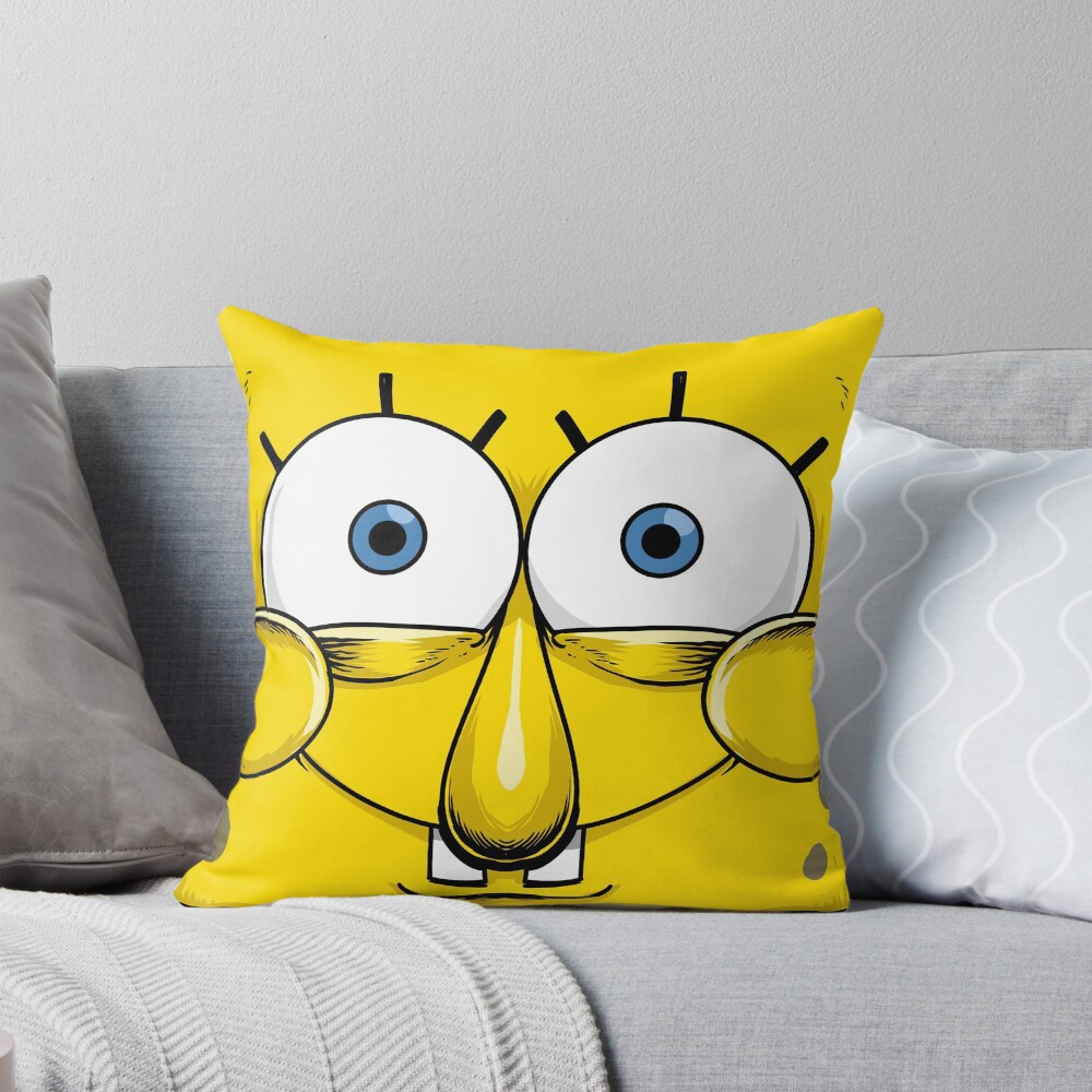 Bad Sponge Throw Pillow